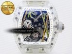 Richard Mille RM026 GREEN PANDA SKELETON DIAL ON TRANSLUCENT RUBBER - Görsel 4