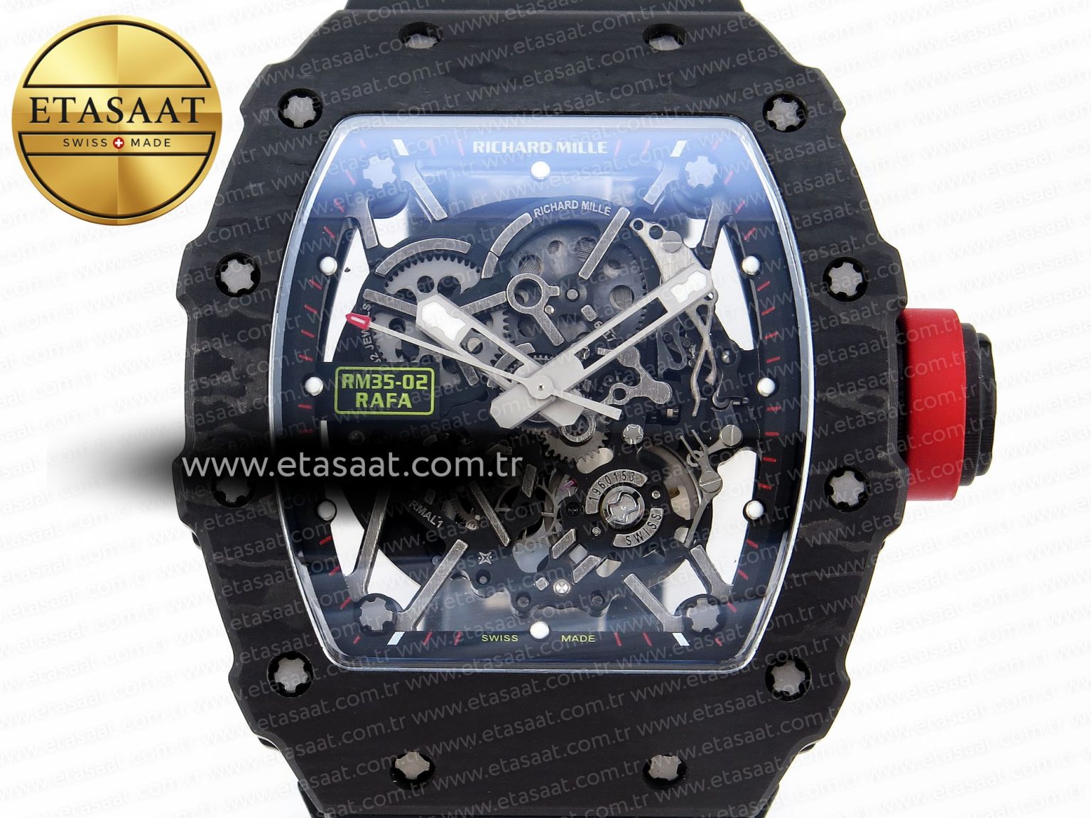 Richard Mille RM035 SKELETON DIAL ON BLACK RMUL2 - Görsel 4