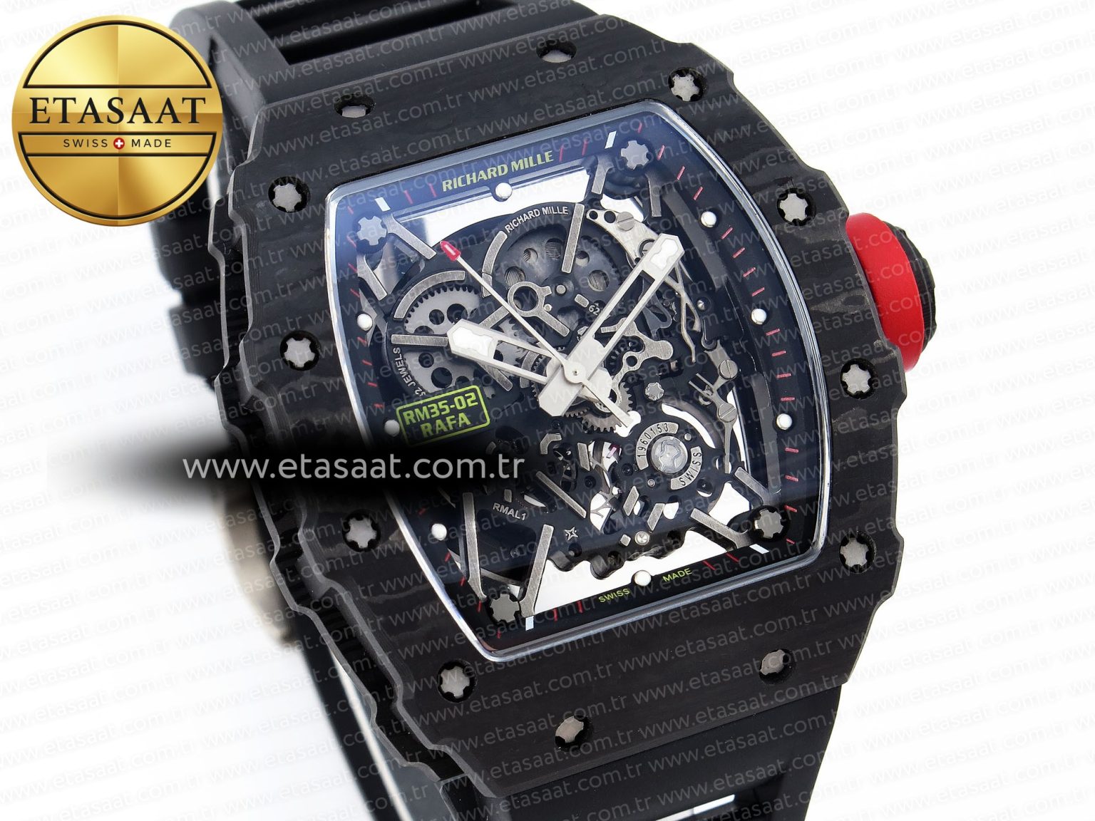 Richard Mille RM035 SKELETON DIAL ON BLACK RMUL2 - Görsel 5