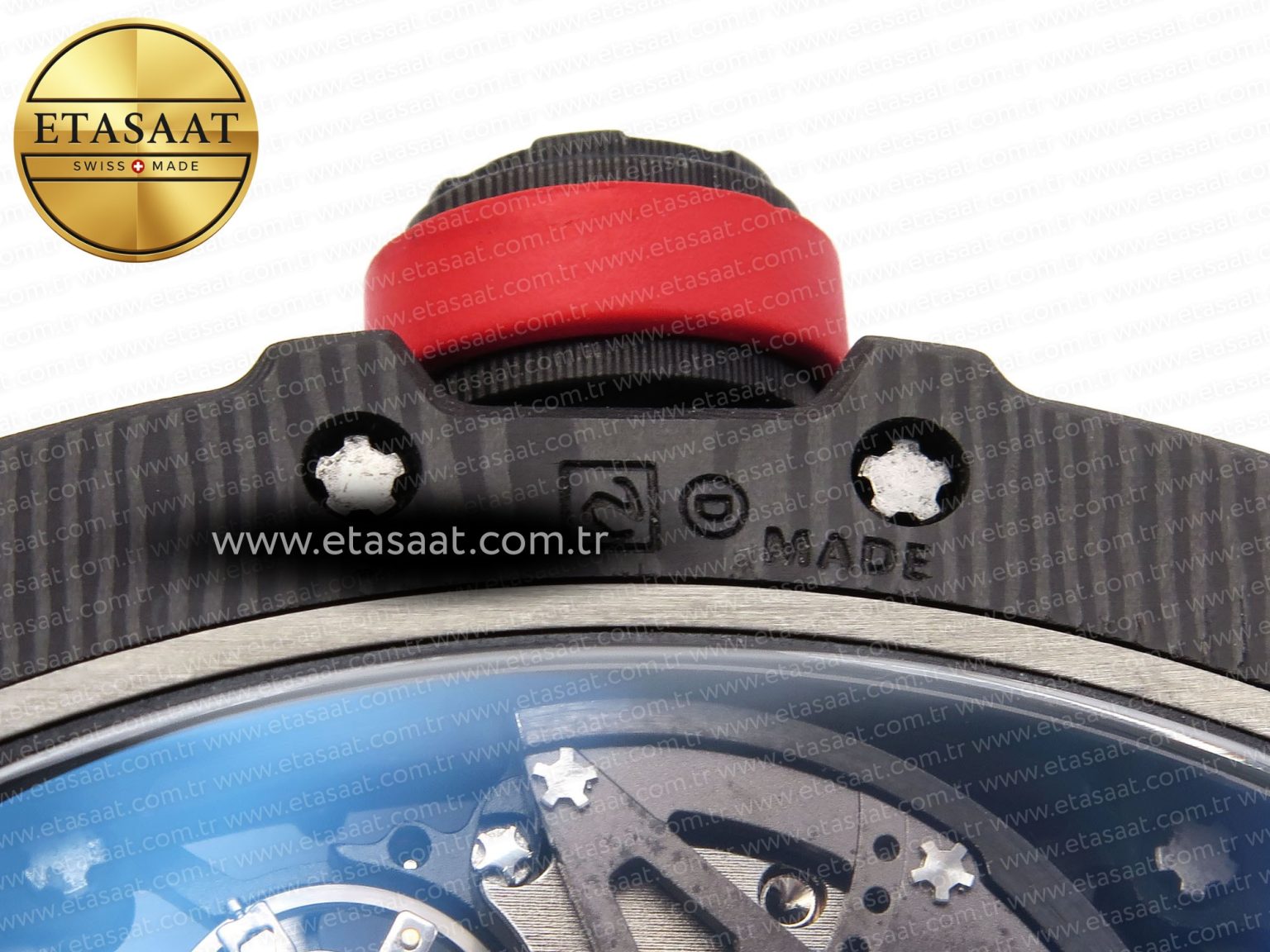 Richard Mille RM035 BLACK CARBON ON RED RMUL2 - Görsel 14