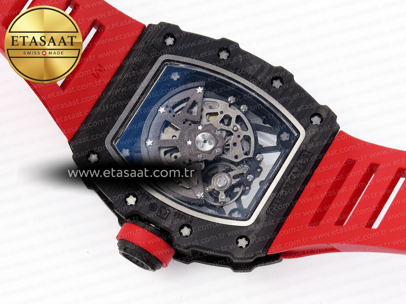 Richard Mille RM035 BLACK CARBON ON RED RMUL2 - Görsel 19