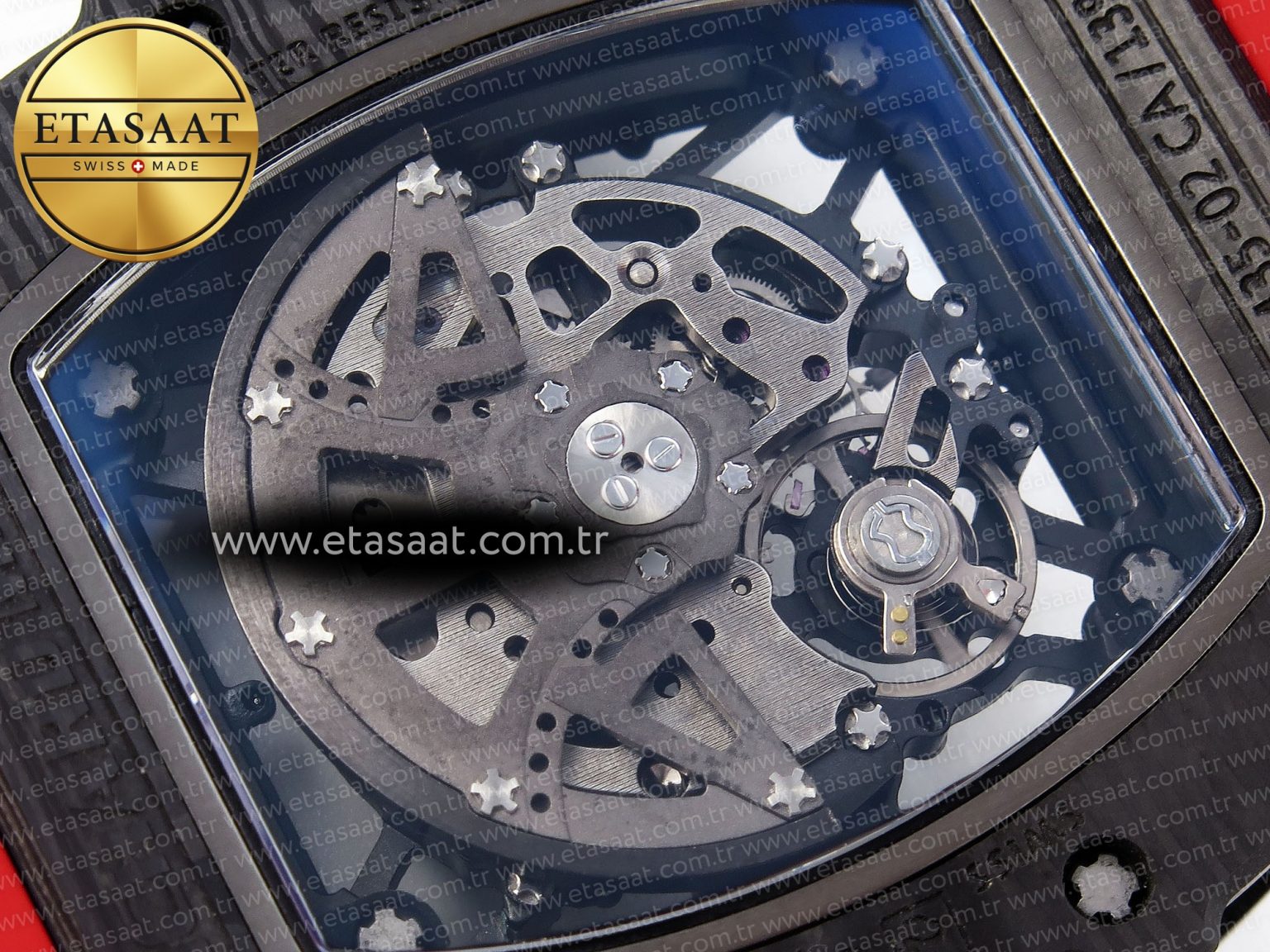Richard Mille RM035 BLACK CARBON ON RED RMUL2 - Görsel 20