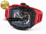 Richard Mille RM035 BLACK CARBON ON RED RMUL2 - Görsel 6
