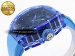 Richard Mille RM035 SKELETON DIAL ON BLUE RUBBER RMUL2 - Görsel 8