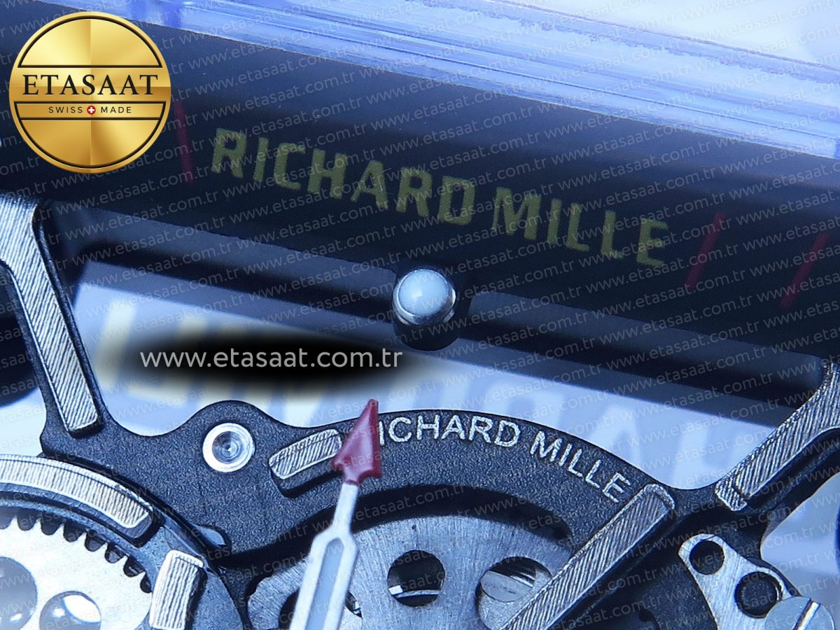 Richard Mille RM035 SKELETON DIAL ON TRANSLUCENT RUBBER RMUL2 - Görsel 10