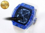 Richard Mille RM035 SKELETON DIAL ON TRANSLUCENT RUBBER RMUL2 - Görsel 2
