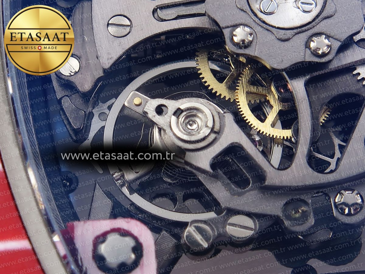 Richard Mille RM035 Red Carbon Skeleton Dial on White RMUL2 - Görsel 20