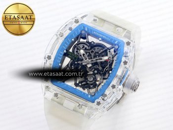 Richard Mille RM035 SKELETON BLUE DIAL ON TRANSLUCENT RUBBER RMUL2