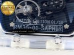 Richard Mille RM035 SKELETON BLUE DIAL ON TRANSLUCENT RUBBER RMUL2 - Görsel 21