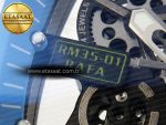 Richard Mille RM035 SKELETON BLUE DIAL ON WHITE RUBBER RMUL2 - Görsel 12