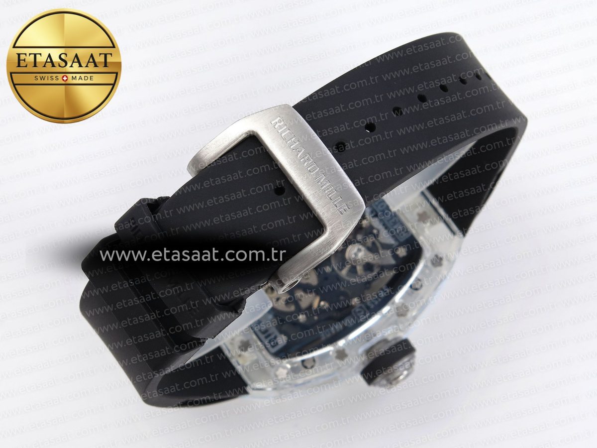 Richard Mille RM035 TRANSPARENT SKELETON DIAL ON BLACK RMUL2 - Görsel 14