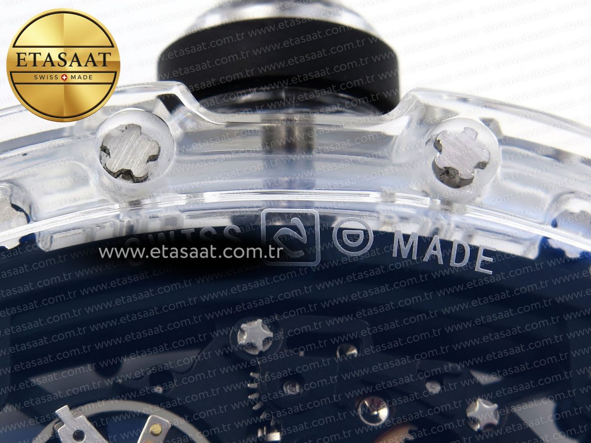 Richard Mille RM035 TRANSPARENT SKELETON DIAL ON BLACK RMUL2 - Görsel 19
