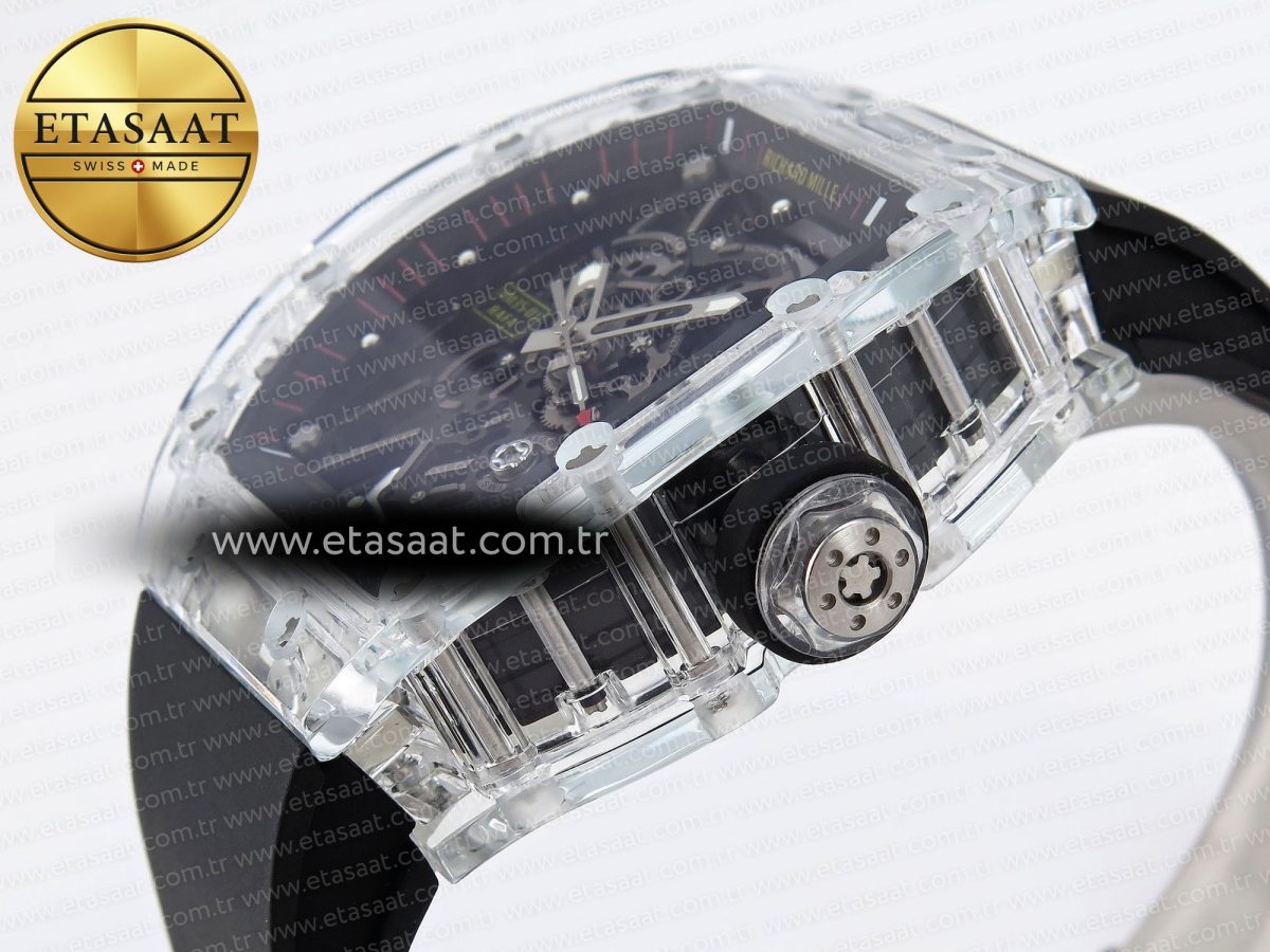 Richard Mille RM035 TRANSPARENT SKELETON DIAL ON BLACK RMUL2 - Görsel 8