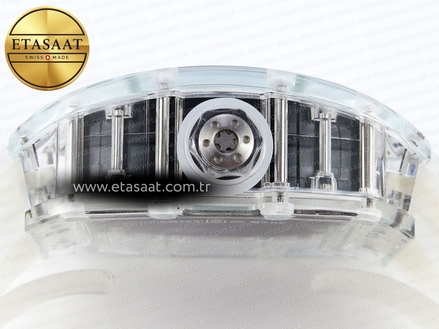 Richard Mille RM035 SKELETON DIAL ON TRANSLUCENT RUBBER RMUL2 - Görsel 10