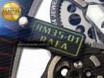 Richard Mille RM035 SKELETON DIAL ON TRANSLUCENT RUBBER RMUL2 - Görsel 12