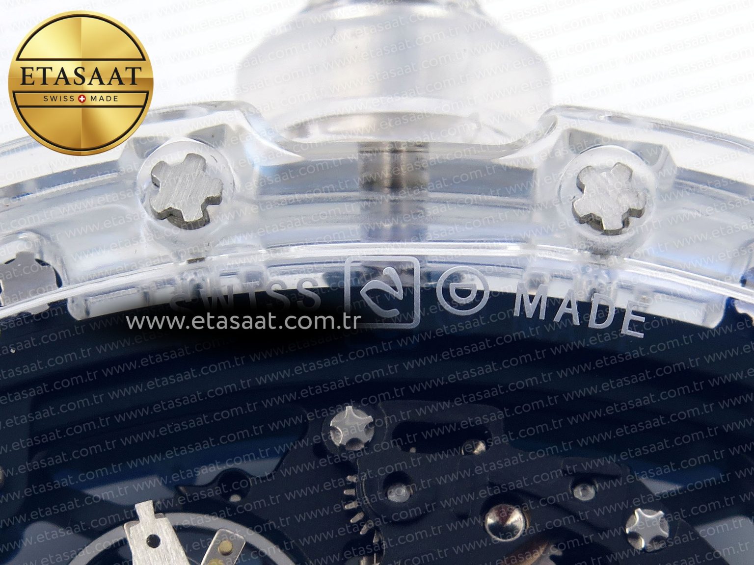 Richard Mille RM035 SKELETON DIAL ON TRANSLUCENT RUBBER RMUL2 - Görsel 19