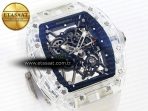 Richard Mille RM035 SKELETON DIAL ON TRANSLUCENT RUBBER RMUL2 - Görsel 5