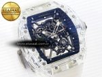 Richard Mille RM035 SKELETON DIAL ON TRANSLUCENT RUBBER RMUL2 - Görsel 5