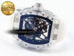 Richard Mille RM035 SKELETON DIAL ON TRANSLUCENT RUBBER RMUL2 - Görsel 7