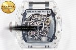 RM055 Transparent SONIC Best Edition Skeleton Blue Dial on White Nylon Strap Clone RMUL2 - Görsel 17