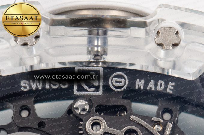 RM055 Transparent SONIC Best Edition Skeleton Blue Dial on White Nylon Strap Clone RMUL2 - Görsel 21