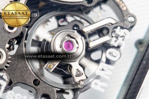 RM055 Transparent SONIC Best Edition Skeleton Blue Dial on White Nylon Strap Clone RMUL2 - Görsel 22