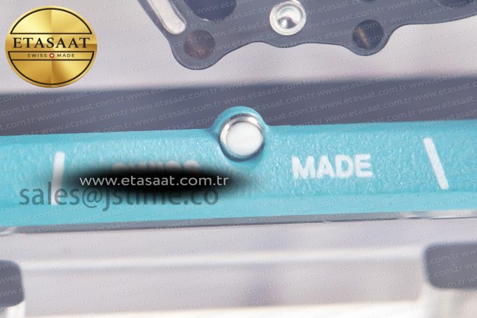 RM055 Transparent SONIC Best Edition Skeleton Blue Dial on White Nylon Strap Clone RMUL2 - Görsel 8