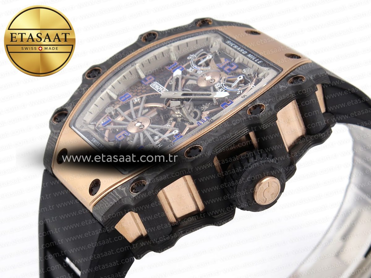 Richard Mille RM21-01 Skeleton Dial on Black - Görsel 8