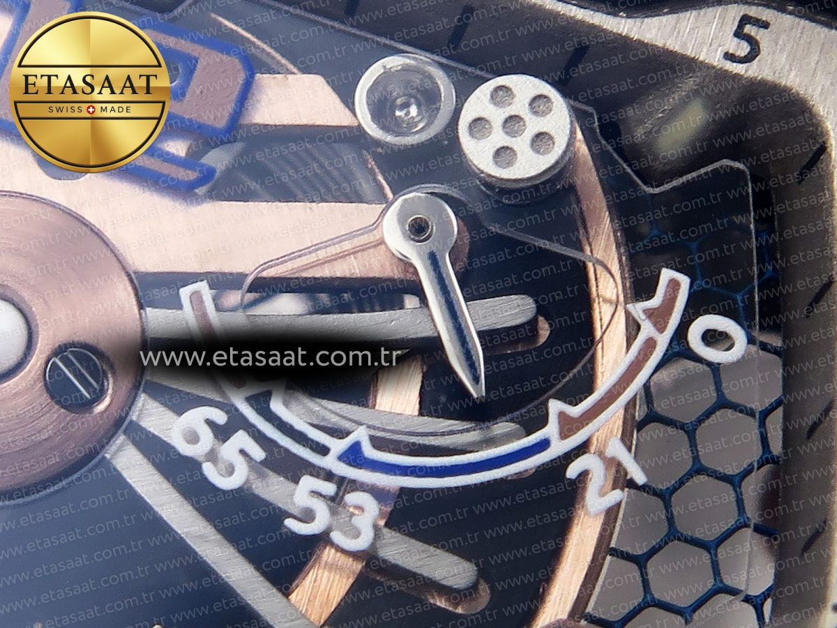 Richard Mille RM21-01 RG Skeleton Dial on White - Görsel 11