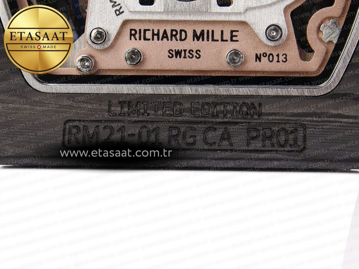 Richard Mille RM21-01 RG Skeleton Dial on White - Görsel 25
