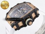 Richard Mille RM21-01 RG Skeleton Dial on White - Görsel 8