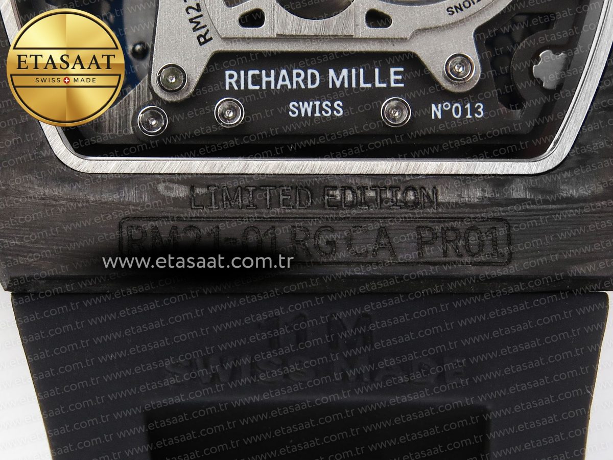 Richard Mille RM21-01 SS Skeleton Dial on Black - Görsel 23