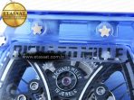 RM53-02 BLUE TRANSPARENT TOURBILLON RMF BEST EDITION SKELETON DIAL ON WHITE RUBBER STRAP V2 - Görsel 18