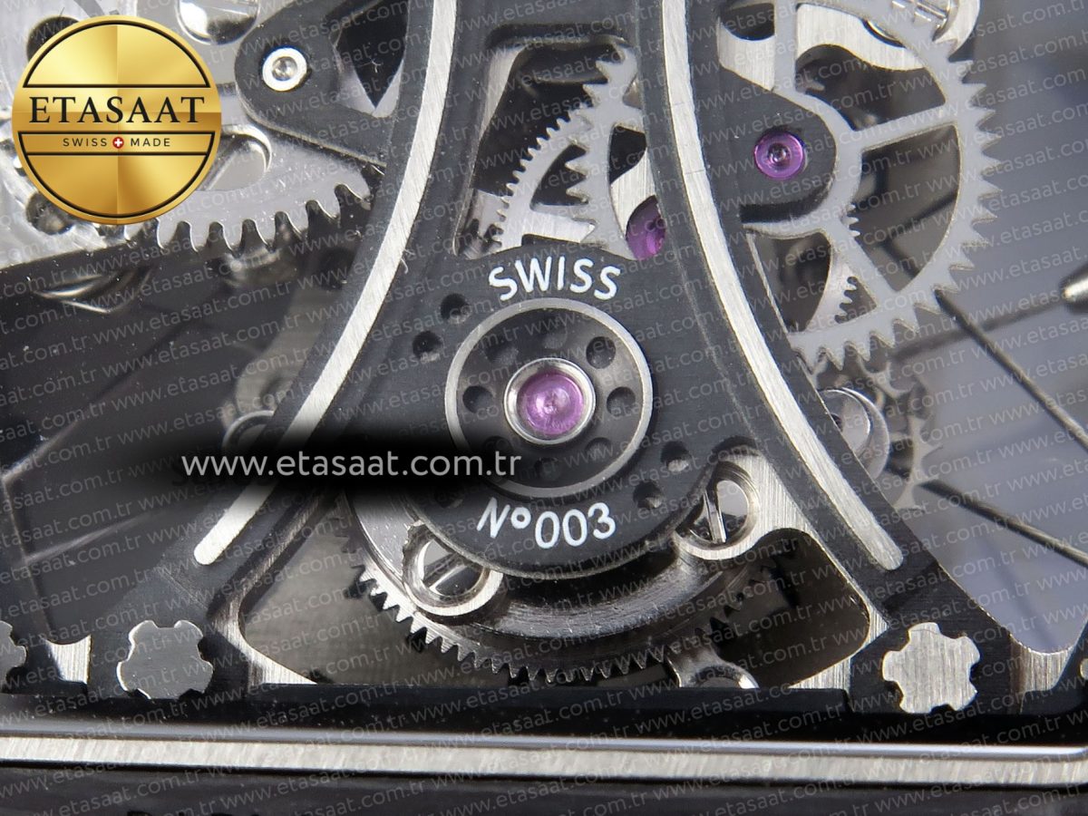 RM53-02 TOURBILLON CARBON RMF BEST EDITION SKELETON DIAL ON BLUE NYLON STRAP - Görsel 20