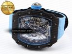 RM53-02 TOURBILLON CARBON RMF BEST EDITION SKELETON DIAL ON BLUE NYLON STRAP - Görsel 6