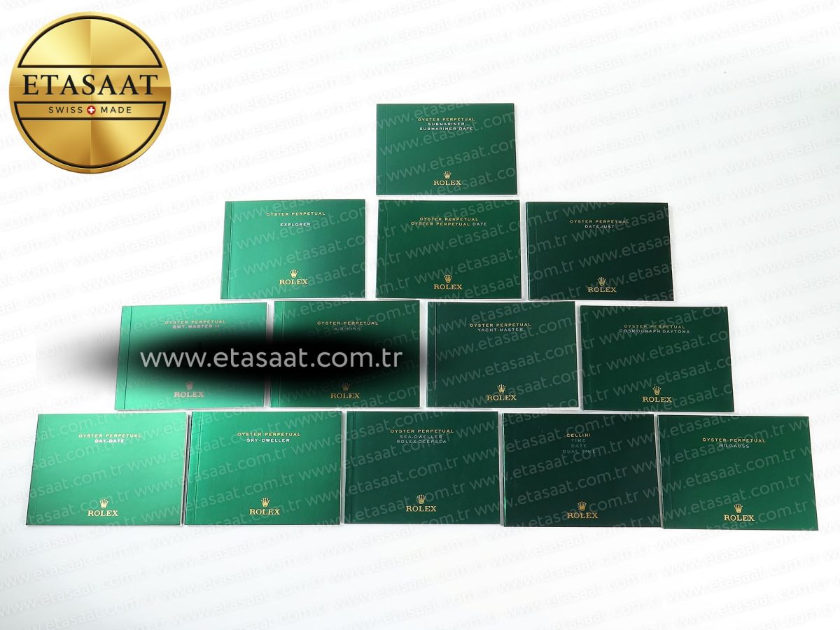 ROLEX BOX AND PAPERS SET NEW VERSION WARRANTY CARD - Görsel 11