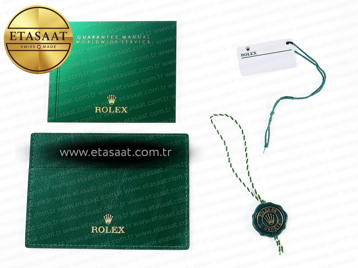 ROLEX BOX AND PAPERS SET NEW VERSION WARRANTY CARD - Görsel 15