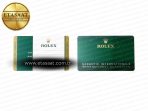 ROLEX BOX AND PAPERS SET NEW VERSION WARRANTY CARD - Görsel 16