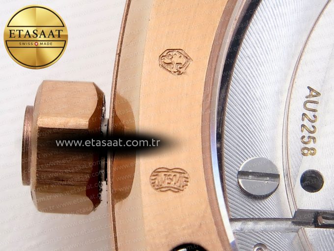 Royal Oak 33mm RG 8F 1:1 Best Edition Blue Dial Diamonds Bezel on RG Bracelet Swiss Quartz - Görsel 22