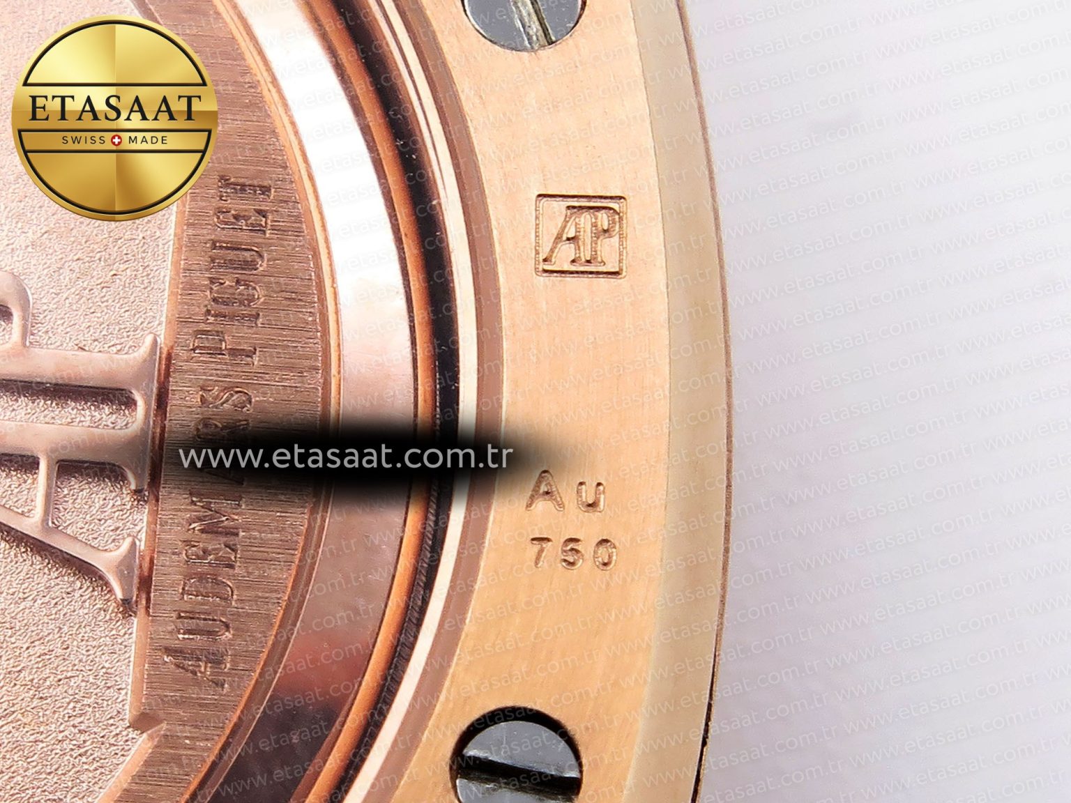 Audemars Piguet Blue Dial Diamonds Bezel on RG - Görsel 24