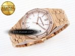 Audemars Piguet White Dial Diamonds Swiss Quartz - Görsel 7
