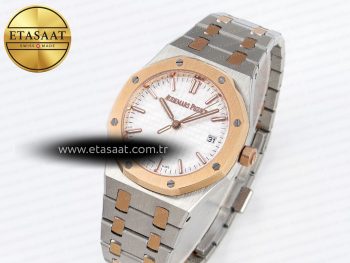 Audemars Piguet White Dial on SS/RG Bracelet Swiss Quartz