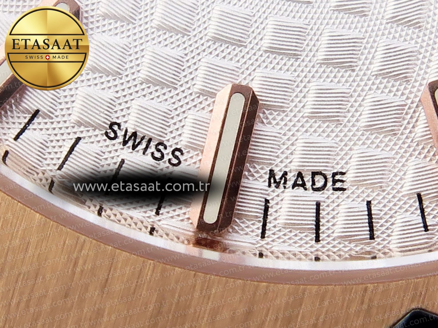 Audemars Piguet White Dial on SS/RG Bracelet Swiss Quartz - Görsel 12