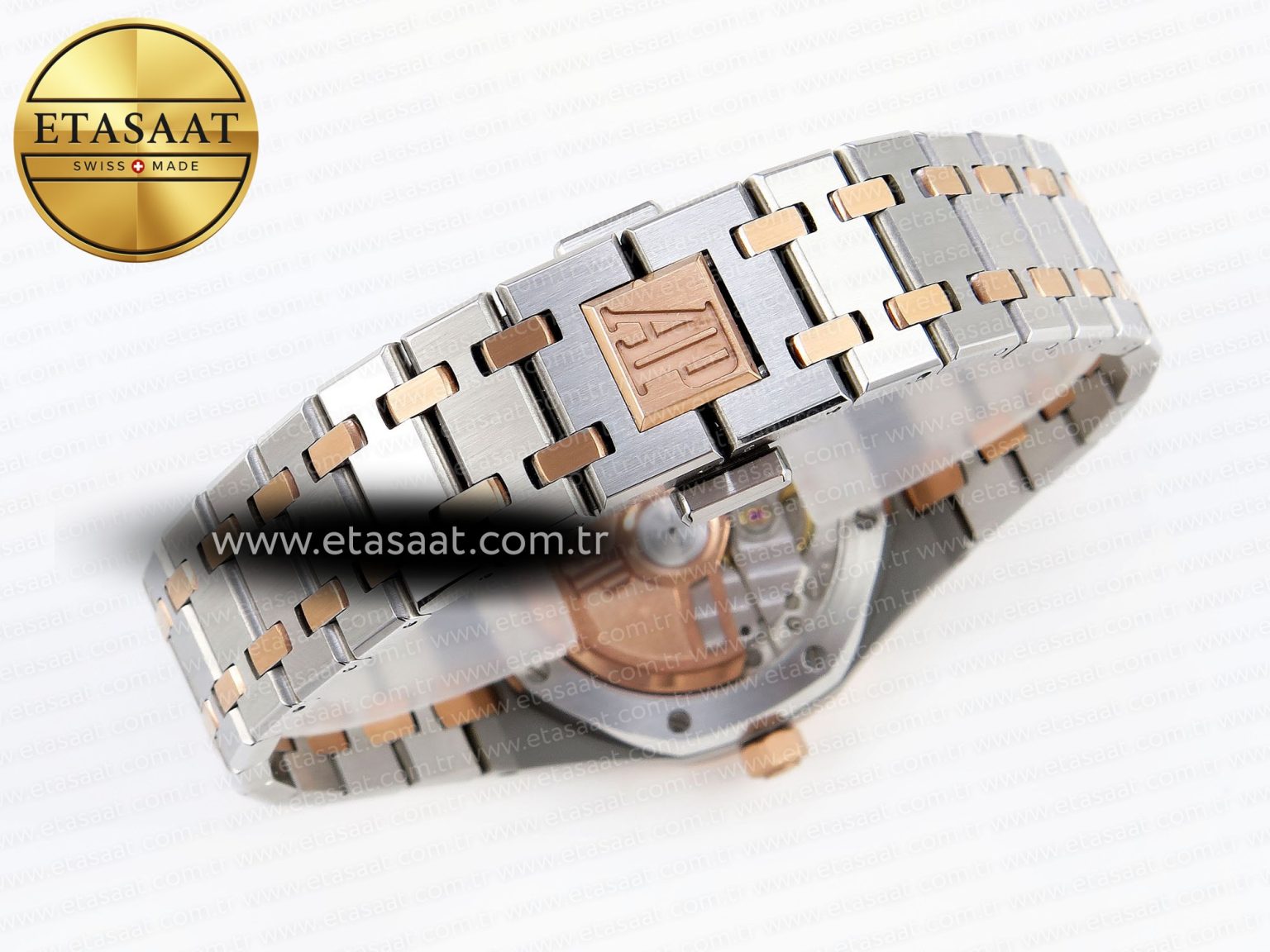 Audemars Piguet White Dial on SS/RG Bracelet Swiss Quartz - Görsel 15