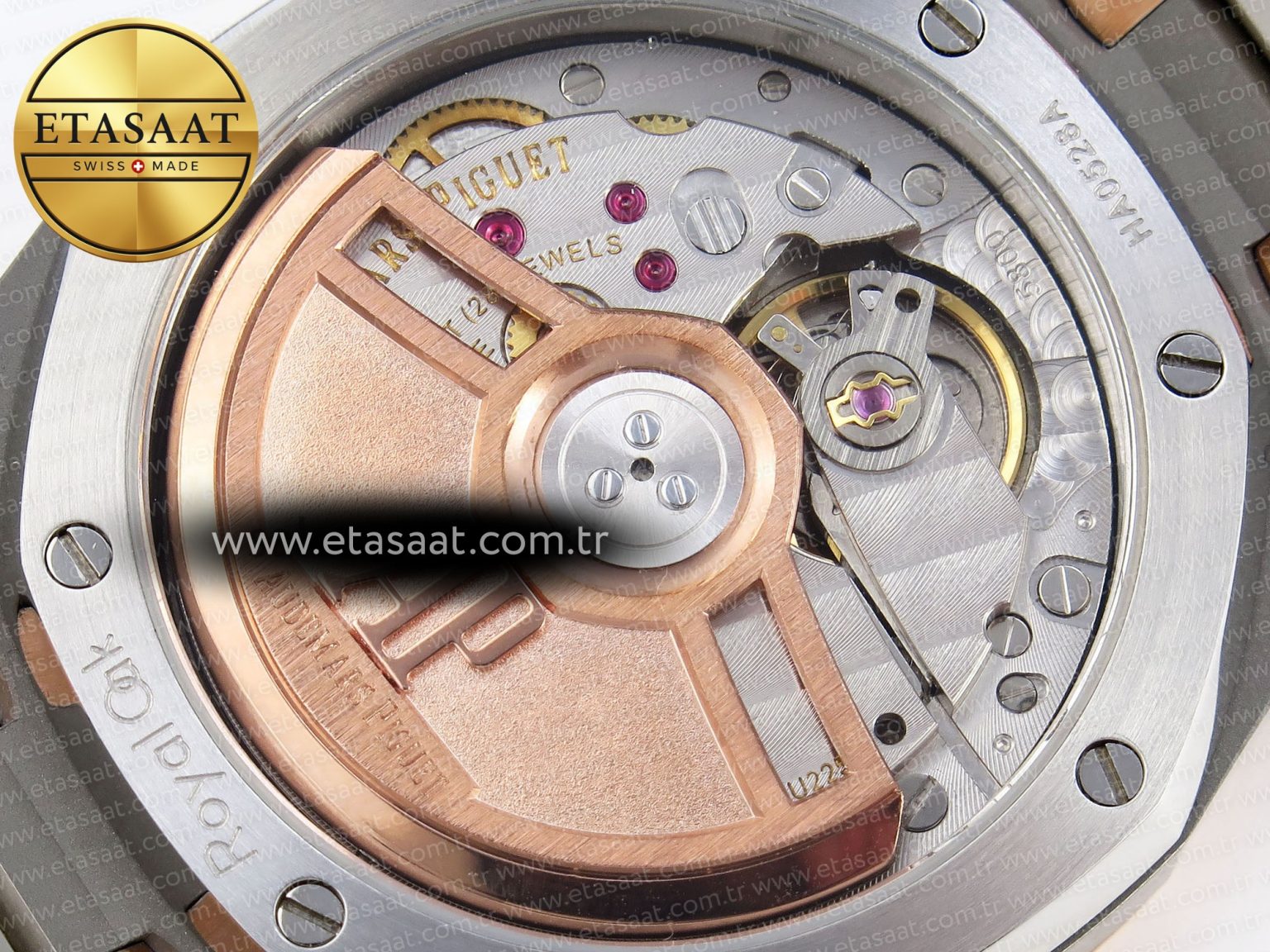 Audemars Piguet White Dial on SS/RG Bracelet Swiss Quartz - Görsel 17
