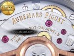 Audemars Piguet White Dial on SS/RG Bracelet Swiss Quartz - Görsel 19