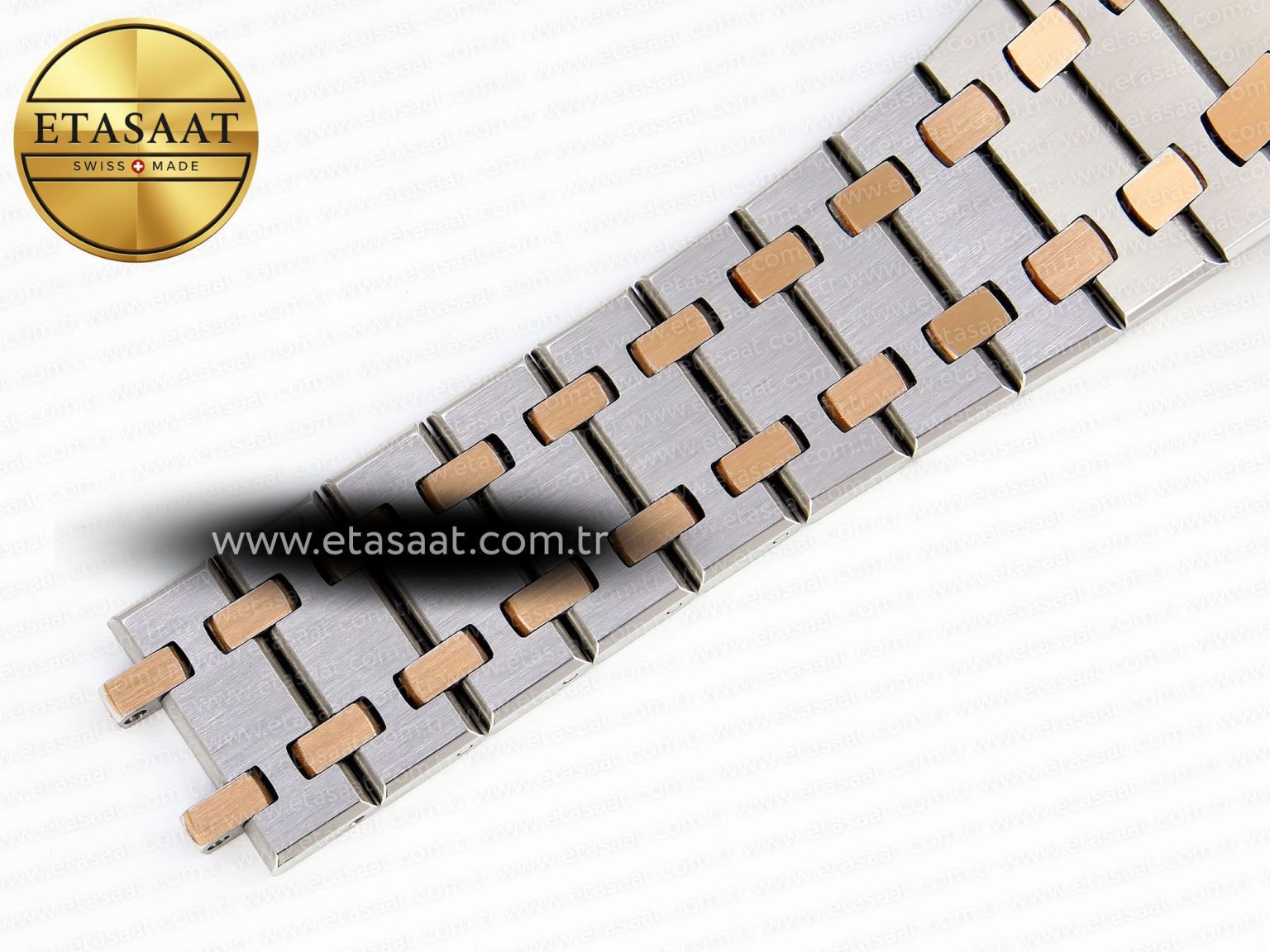 Audemars Piguet White Dial on SS/RG Bracelet Swiss Quartz - Görsel 23