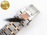Audemars Piguet White Dial on SS/RG Bracelet Swiss Quartz - Görsel 24