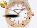 Audemars Piguet White Dial on SS/RG Bracelet Swiss Quartz - Görsel 4