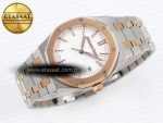 Audemars Piguet White Dial on SS/RG Bracelet Swiss Quartz - Görsel 6